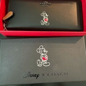 NWT Coach Mickey Mouse wallet